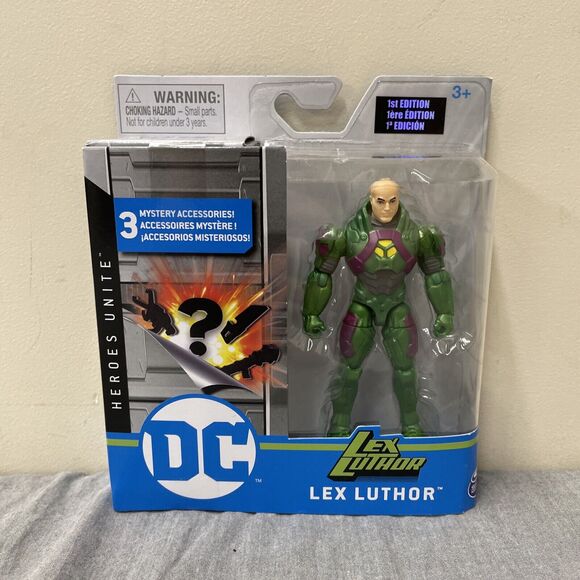 Spin Master Other - Sealed DC Spin Master Lex Luthor Figure *extremely Rare* Heroes Unite FS Charity